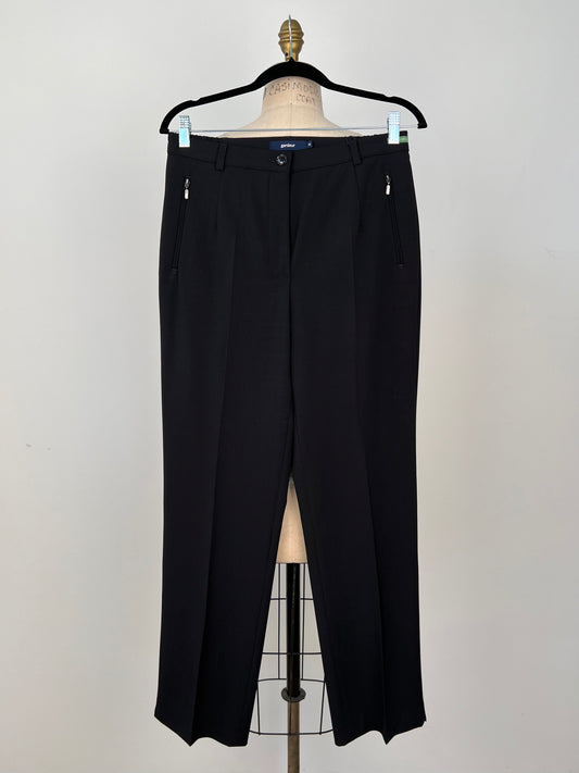Pantalon tailleur noir lavable (8)