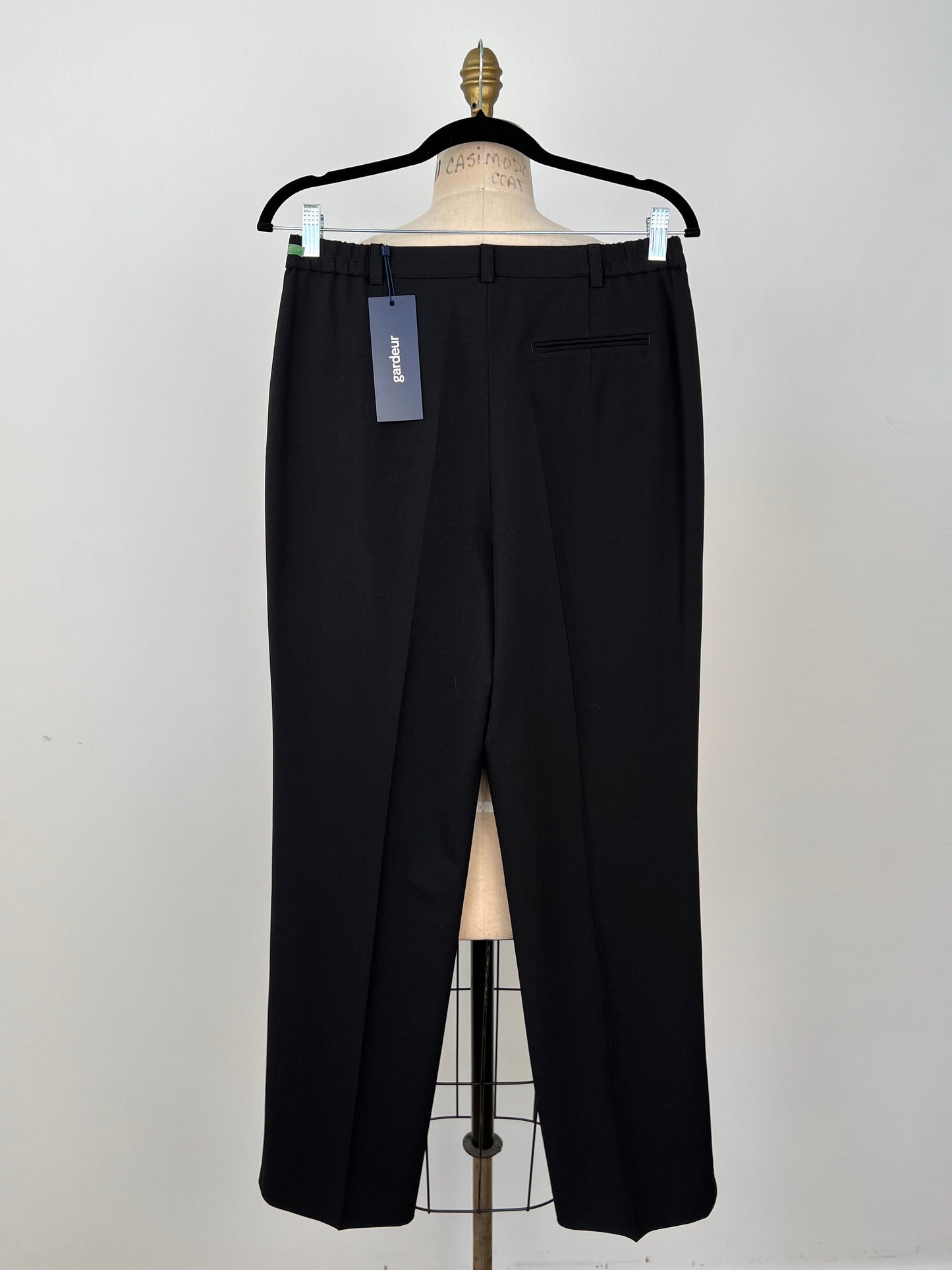 Pantalon tailleur noir lavable (8)