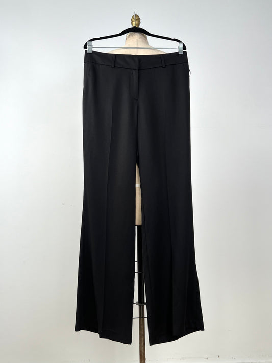Pantalon tailleur en tencel fluide noir (10)
