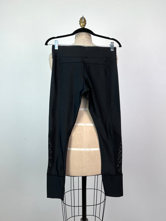 Pantalon legging à insertion filet (M)