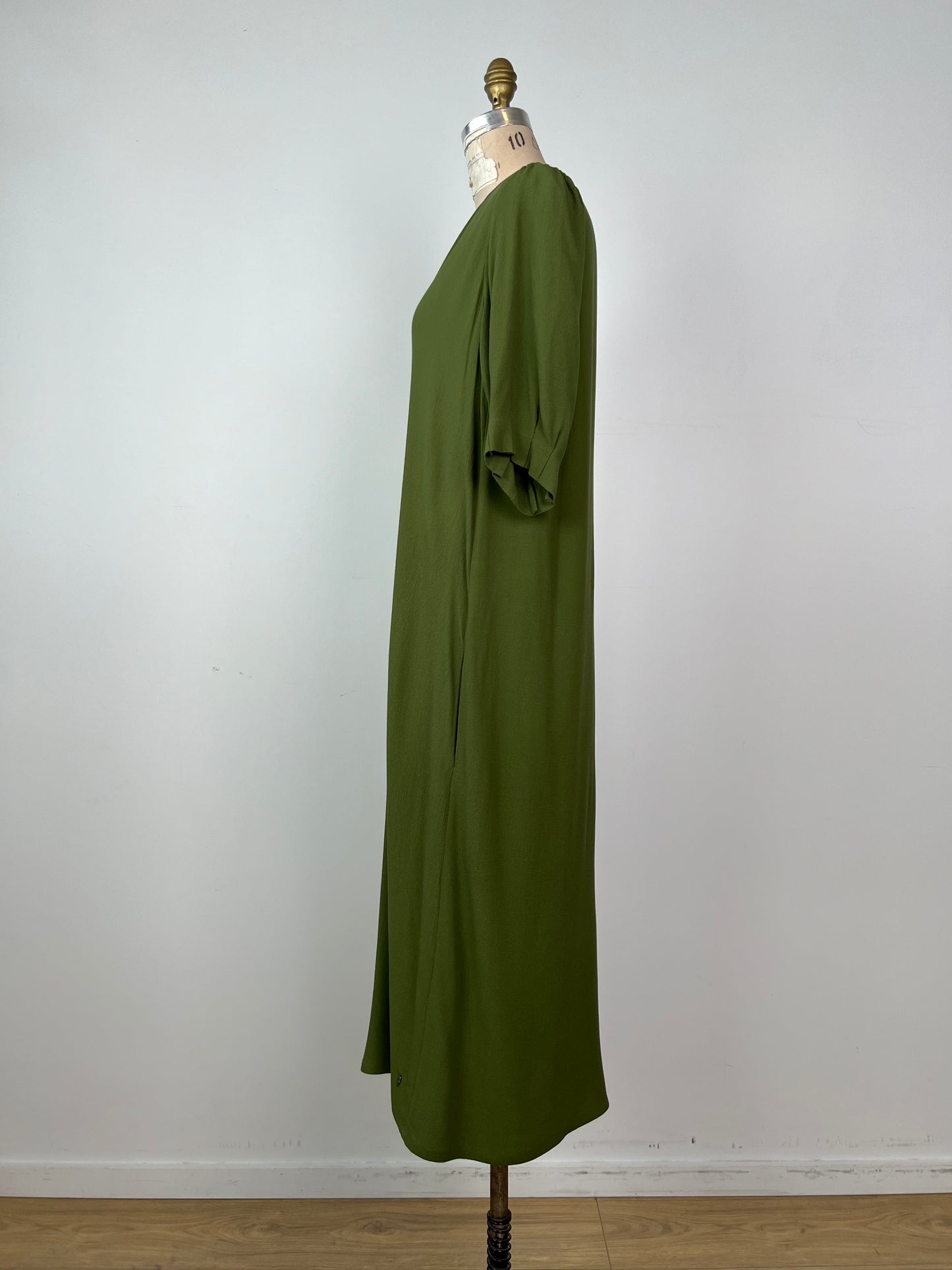 Robe confort vert mousse (6)