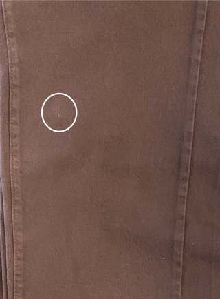 Wide Leg Brown Denim Trousers (6-12)