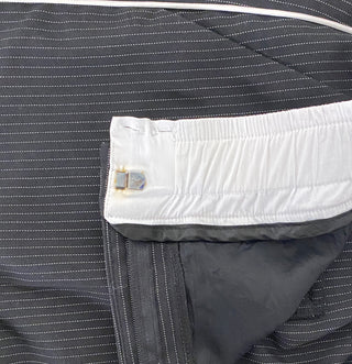 Pantalon tailleur noir à double ceinture (12)