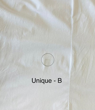 White dress with asymmetrical hem (one size)