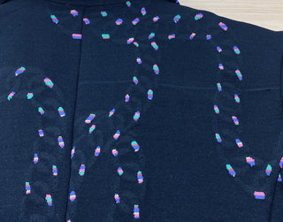 Blazer noir confettis (XS à M+XL)