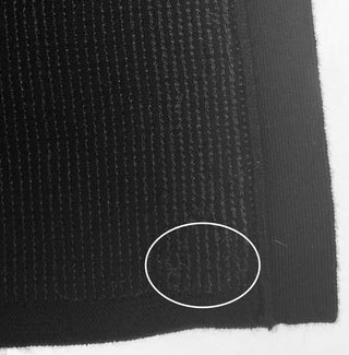 Black knitted sequined full skirt (S+M)