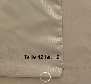 2-in-1 beige trench coat with detachable waist (10 to 14)