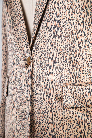 Leopard Platinum Satin Blazer (6)