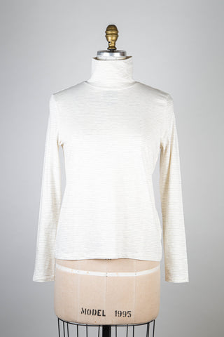 Cream/sand striped cream sweater (4-6-8-12)