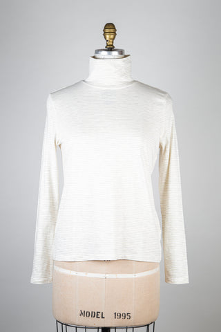 Cream/sand striped cream sweater (4-6-8-12)