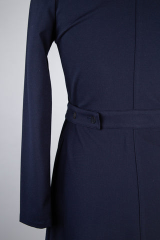 Navy chic soft wrap dress (XS and S)