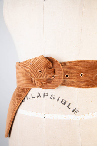 Nutmeg Corduroy Belt (XS-M)