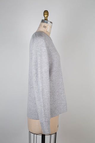 Bright Grey Oversized Knit Sweater (XS+S)