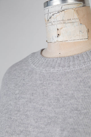 Bright Grey Oversized Knit Sweater (XS+S)