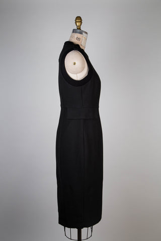 Black dress with knitted hems (8)