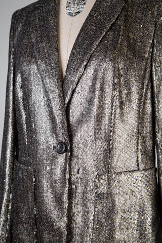 Black sequin blazer (4 to 10)