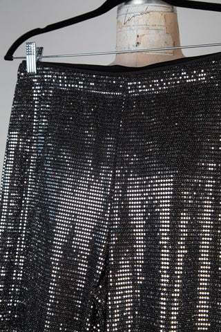 CELEBRATION black pants with silver sequins (4 to 12)