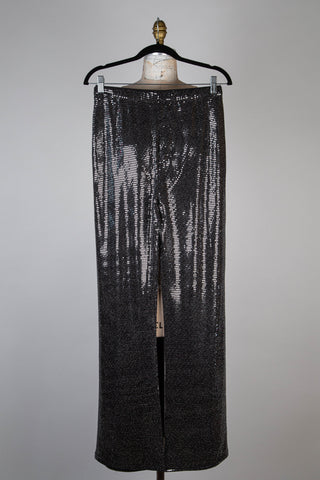 CELEBRATION black pants with silver sequins (4 to 12)