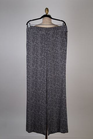 Herringbone knit palazzo pants (12)