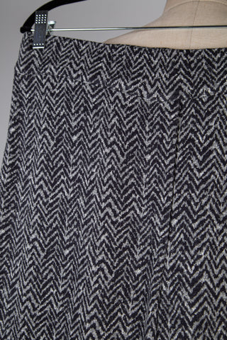 Herringbone knit palazzo pants (12)