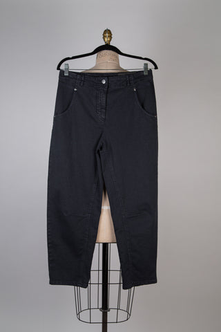 Blue black denim chino pants (6 and 8)