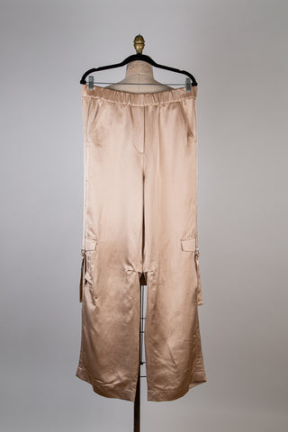 Modular cargo pants in platinum weave (8 and 12)