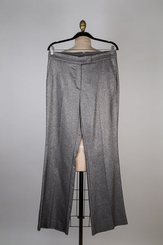 Sparkly silver tailored pants (6 to 12)