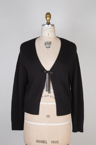 498209 - Black Alpaca Blend Knit Jacket (6-10-14-16)