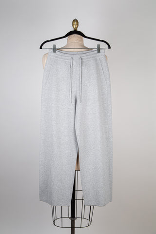 Pantalon lounge en tricot gris chiné (6 à 12)