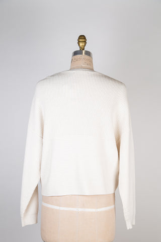 Cream Knit Wrap Sweater (4-10)