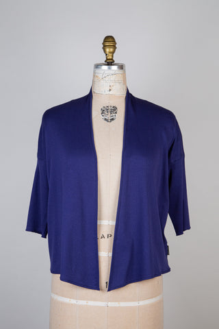 Cobalt Blue Ribbed Cotton Jacket (S-L)