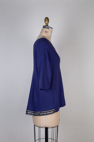 Ultramarine blue casual sweater (L)