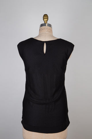 Black top with golden light net (4 and 6)