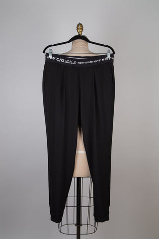 Black casual/jogger hybrid pants (8)