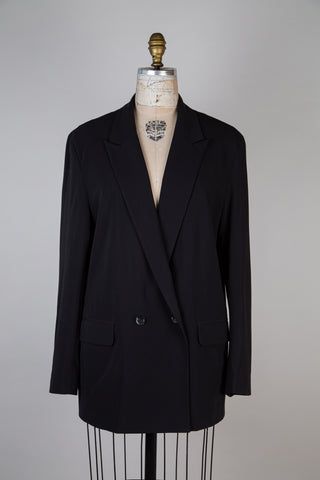 Black Microfiber Blazer (8)