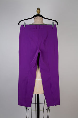 Pantalon écourté ultra violet glacé (6)