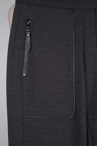 Pantalon jogger urbain anthracite tramé (2)