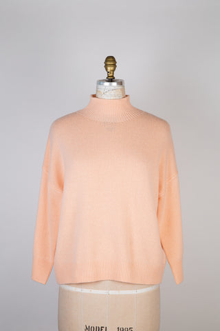 DELICIOUS PEACH pure cashmere sweater (S+)