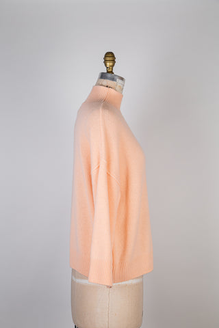 DELICIOUS PEACH pure cashmere sweater (S+)