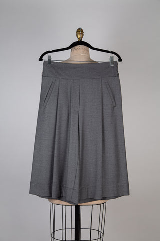 Slate tailored culotte skirt (6)