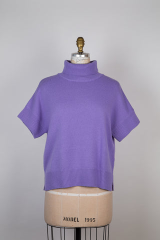 Soft purple knit sweater (S+)