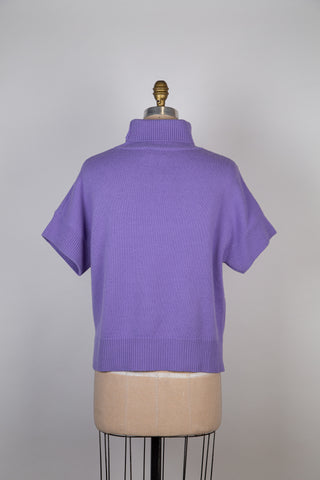 Soft purple knit sweater (S+)