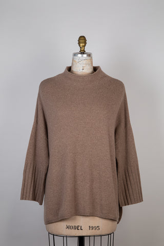 NOISETTE oversized pure cashmere sweater (S+)