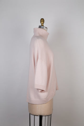 PERLE ROSÉE loose pure cashmere sweater (6+)