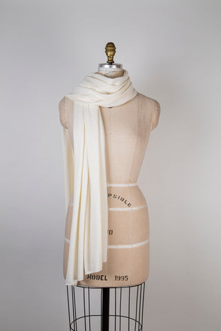 Foulard crème reine des neiges