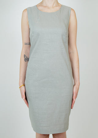 Robe gris cendré extensible indémodable (XS)