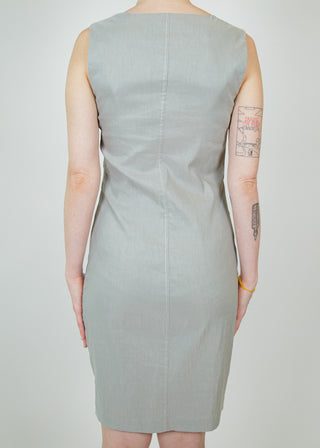 Robe gris cendré extensible indémodable (XS)