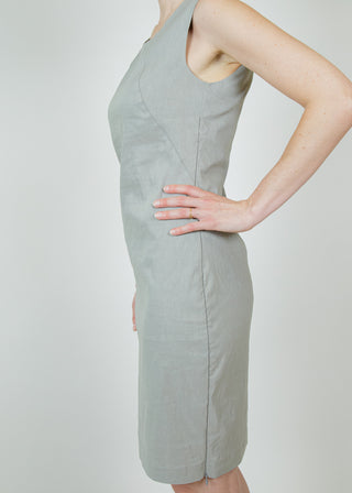 Robe gris cendré extensible indémodable (XS)
