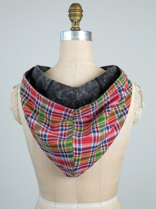 Capulard tartan / gris - noir (TU)