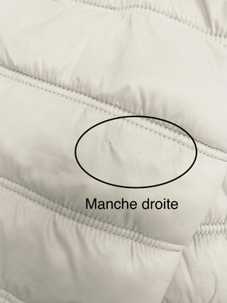 Champagne quilted down jacket (4)
